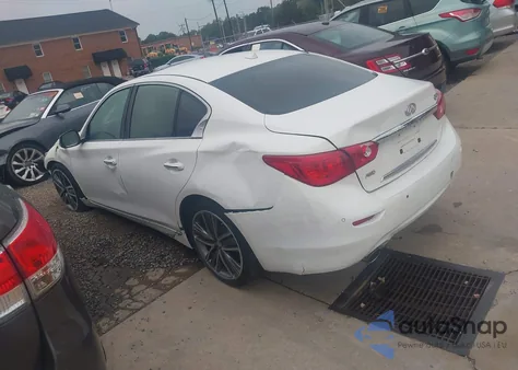 2014 Infiniti Q50 Premium/Sport from USA, damaged, VIN JN1BV7AR7EM688906